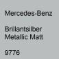 Preview: Mercedes-Benz, Brillantsilber Metallic Matt, 9776.